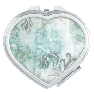 Non-Embellished Flower Spray III Compact Mirror