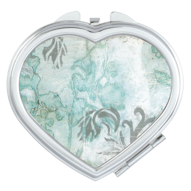 Non-Embellished Flower Spray III Compact Mirror (Front)