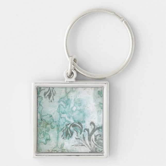 Non-Embellished Flower Spray III Keychain (Front)