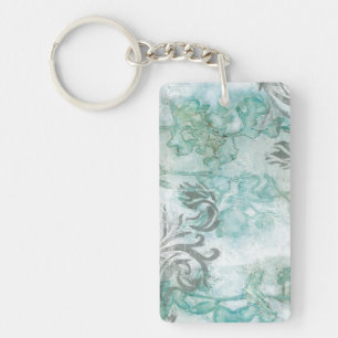 Non-Embellished Flower Spray III Keychain