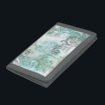 Non-Embellished Flower Spray III Tri-fold Wallet<br><div class="desc">Floral</div>
