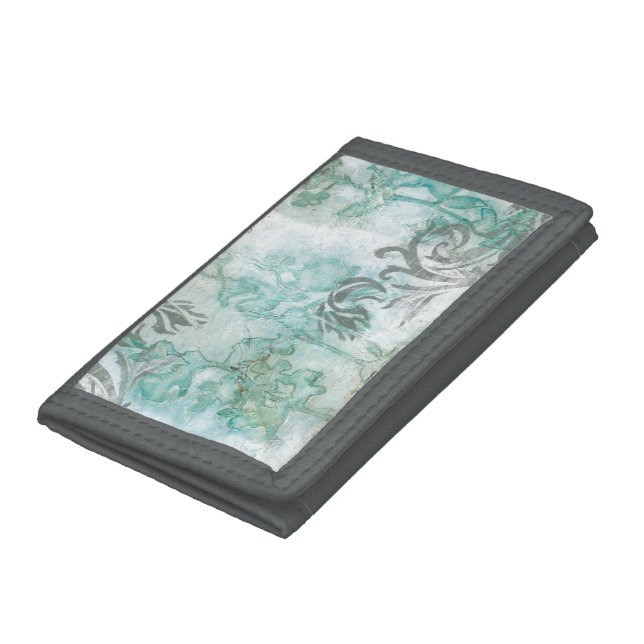 Non-Embellished Flower Spray III Tri-fold Wallet (Bottom)