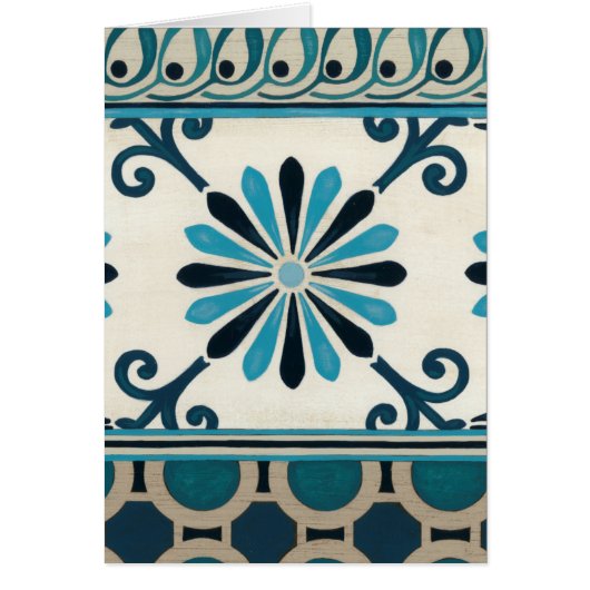 Non-Embellished Indigo Frieze II (Front)