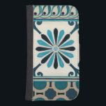 Non-Embellished Indigo Frieze II Samsung S4 Wallet Case<br><div class="desc">Home Décor</div>