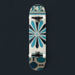 Non-Embellished Indigo Frieze II Skateboard Deck<br><div class="desc">Home Décor</div>