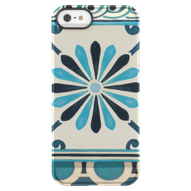 Non-Embellished Indigo Frieze II Uncommon iPhone Case (Back)
