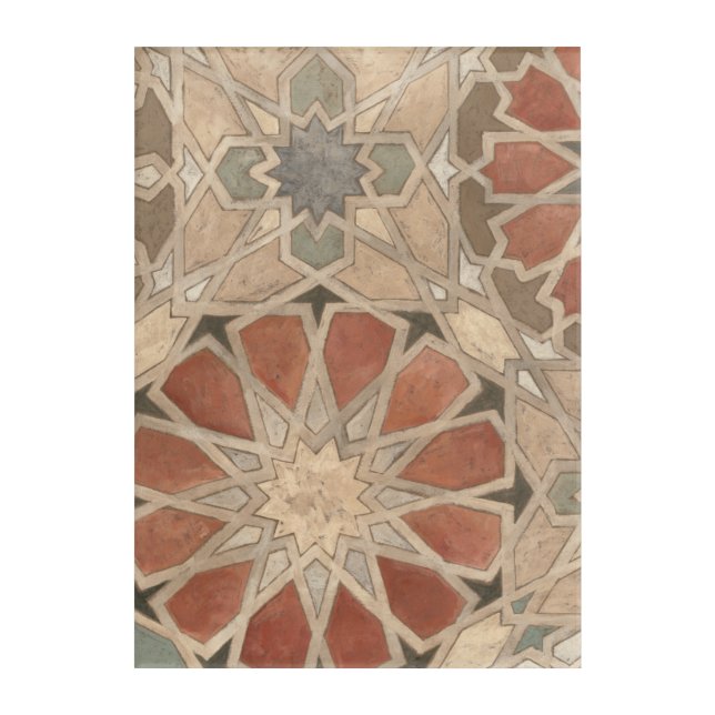 Non-Embellished Marrakesh Design I Acrylic Print (Front)