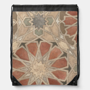 Non-Embellished Marrakesh Design I Drawstring Bag