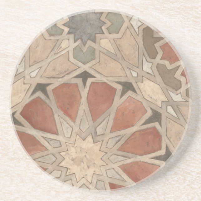 Non-Embellished Marrakesh Design I Drink Coaster (Front)