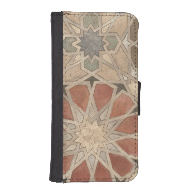 Non-Embellished Marrakesh Design I iPhone Wallet Case (Front)