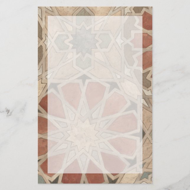 Non-Embellished Marrakesh Design I Stationery (Front)