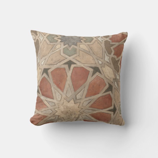 Non-Embellished Marrakesh Design I Throw Pillow (Front)