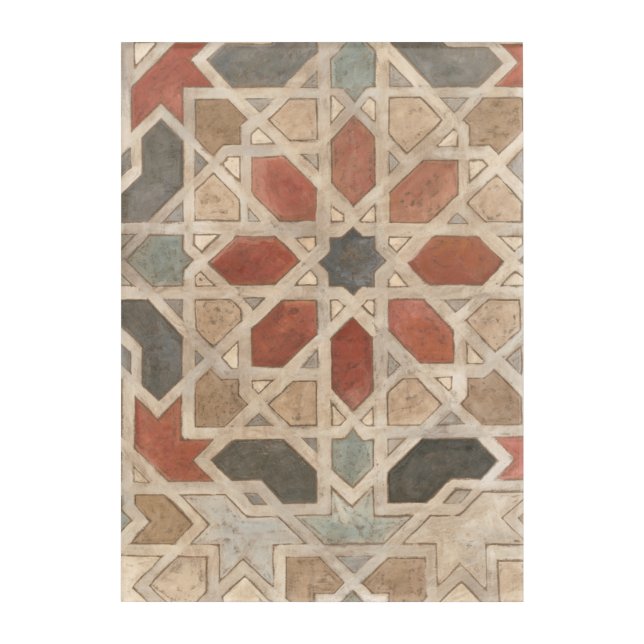 Non-Embellished Marrakesh Design II Acrylic Print (Front)