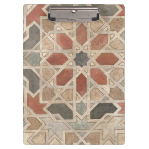 Non-Embellished Marrakesh Design II Clipboard