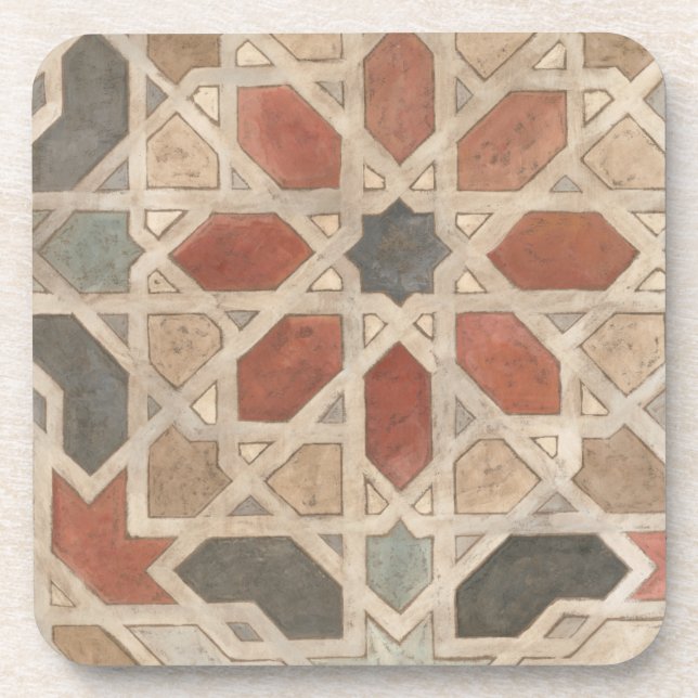 Non-Embellished Marrakesh Design II Coaster (Front)