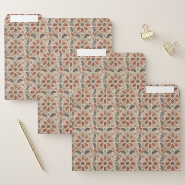 Non-Embellished Marrakesh Design II File Folder (Set)