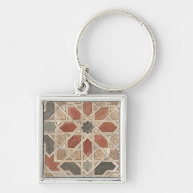 Non-Embellished Marrakesh Design II Keychain (Front)