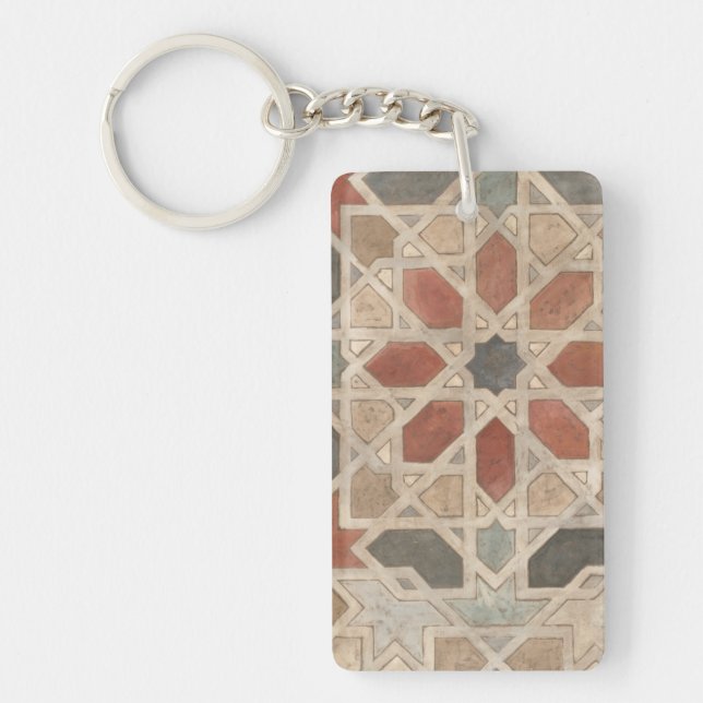 Non-Embellished Marrakesh Design II Keychain (Front)