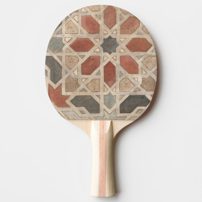 Non-Embellished Marrakesh Design II Ping-Pong Paddle (Front)