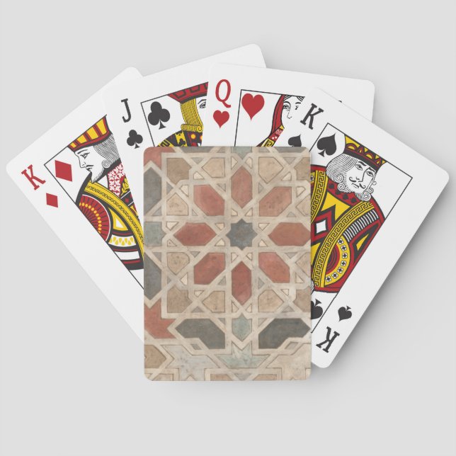 Non-Embellished Marrakesh Design II Poker Cards (Back)