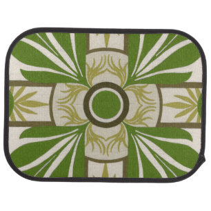 Non-Embellished Palm Motif I Car Mat