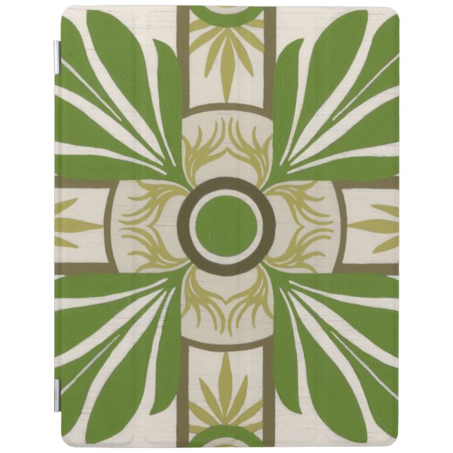 Non-Embellished Palm Motif I iPad Smart Cover (Front)