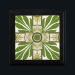 Non-Embellished Palm Motif I Jewelry Box<br><div class="desc">Home Décor</div>