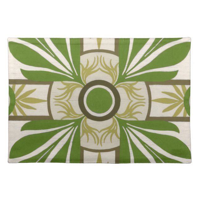 Non-Embellished Palm Motif I Placemat (Front)