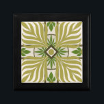 Non-Embellished Palm Motif II Keepsake Box<br><div class="desc">Home Décor</div>