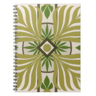Non-Embellished Palm Motif II Notebook