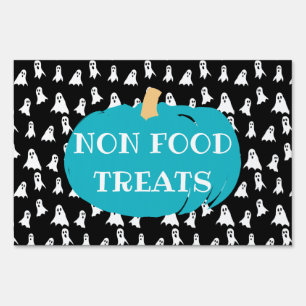 Non Food Treats Teal Pumpkin Halloween Allergy Sign