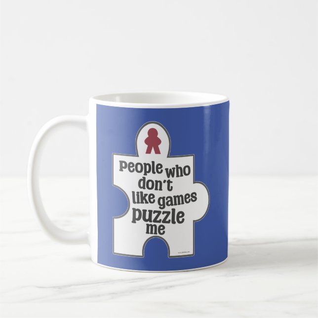 Non Gaming People Puzzle Me Gamer Joy Coffee Mug (Left)
