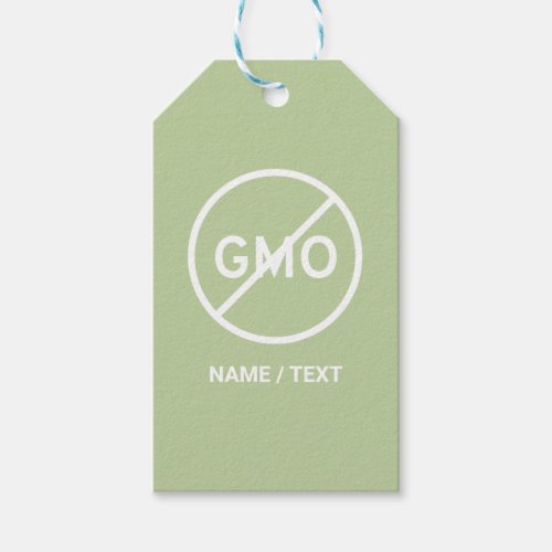 Non_GMO eco friendly natural branding personalized Gift Tags