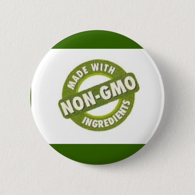 Non GMO Pinback Button (Front)