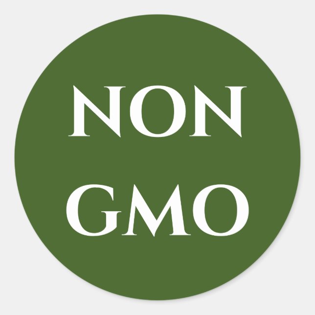 NON GMO Sticker (Front)