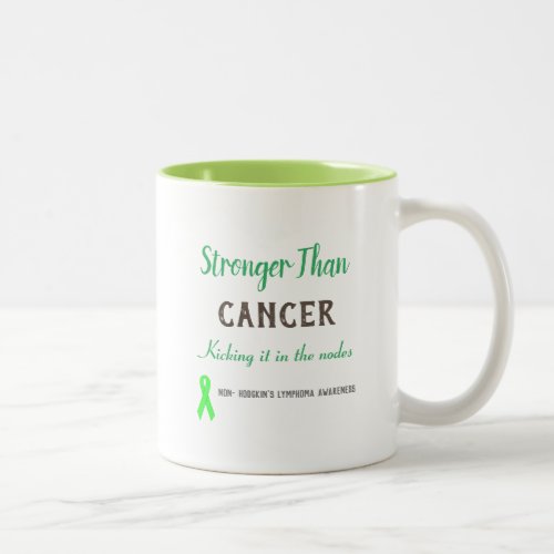 Non hodgkin lymphoma awareness Two_Tone coffee mug