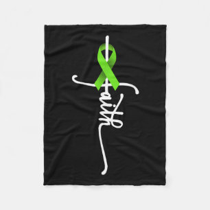 Non-hodgkin Lymphoma Cancer Faith Cancer Fleece Blanket