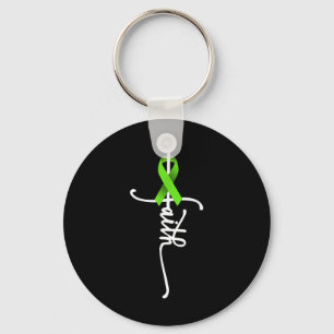 Non-hodgkin Lymphoma Cancer Faith Cancer Keychain