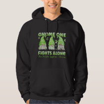 Non Hodgkin Lymphoma Cancer Lime Ribbon Gnome Hoodie