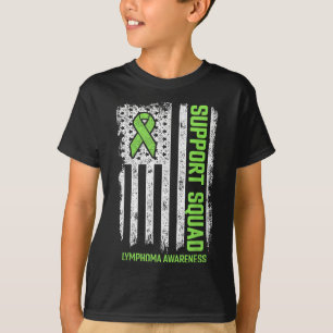 Non-hodgkin Lymphoma Support Squad Lymphoma Cancer T-Shirt