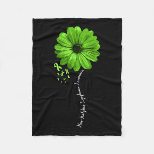 Non-hodgkin’s Lymphoma Awareness Warrior Pretty Fleece Blanket