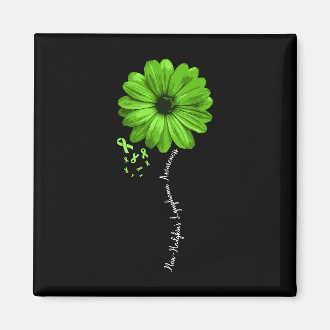 Non-hodgkin’s Lymphoma Awareness Warrior Pretty Magnet (Front)