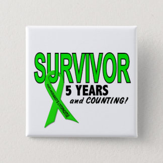 Non-Hodgkins Lymphoma 5 Year Survivor Button