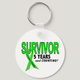 Non-Hodgkins Lymphoma 5 Year Survivor Keychain