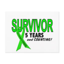 Non-Hodgkins Lymphoma 5 Year Survivor Postcard