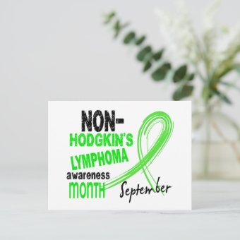 Non-Hodgkin's Lymphoma Awareness Month Postcard | Zazzle