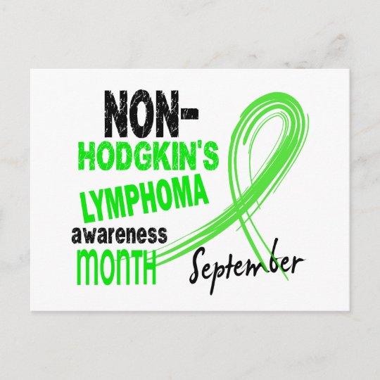 Non-Hodgkin's Lymphoma Awareness Month Postcard | Zazzle.com