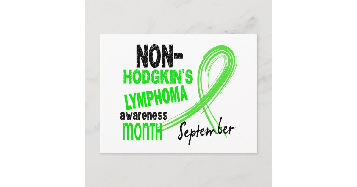 Non-Hodgkin's Lymphoma Awareness Month Postcard | Zazzle