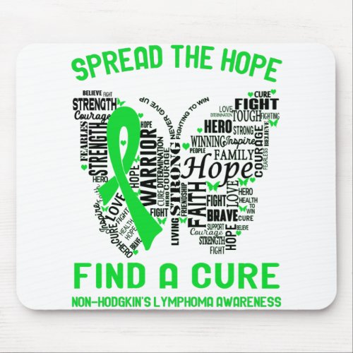 Non_Hodgkins Lymphoma Awareness Month Ribbon Gift Mouse Pad