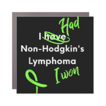 Non Hodgkins Lymphoma Awareness Remission Lymphoma Car Magnet